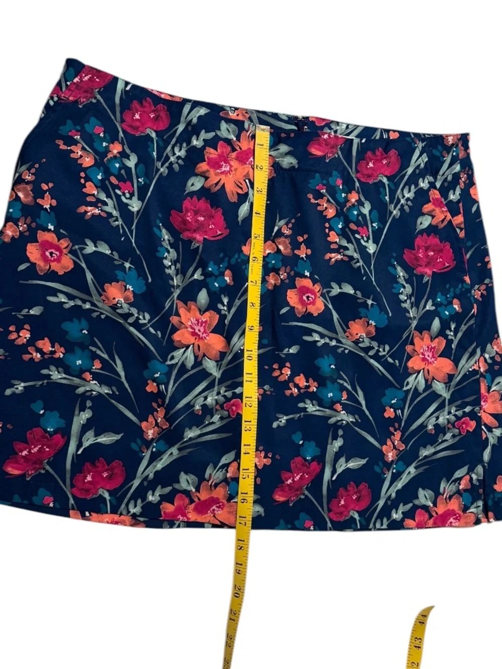 Lady Hagen Woman’s Sz 16 Golf Tennis skort Pickleball Floral Pockets - Picture 5 of 7